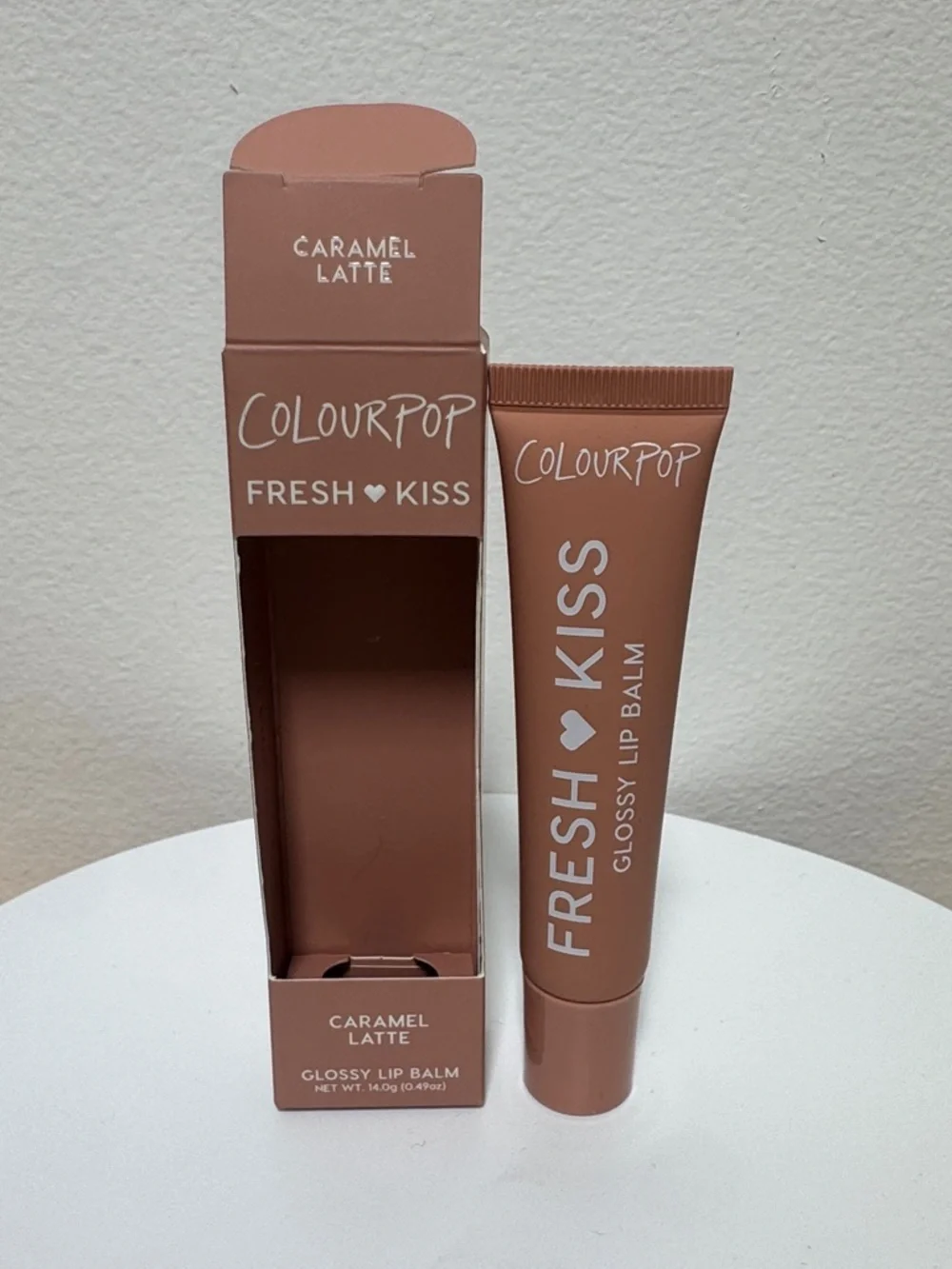 ColourPop Fresh Kiss Glossy Lip Balm - Caramel Latte Brown